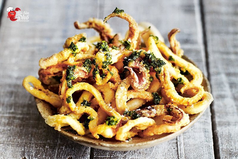 Mực ống chiên bơ giòn tan, thơm ngon, đầy dinh dưỡng