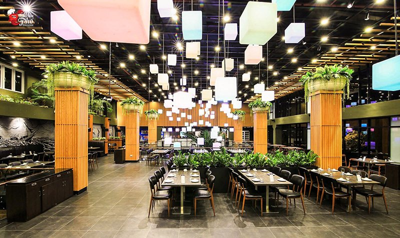 Không gian tiếp khách riêng tư sang trọng góp phần làm nên thành công cho buổi tiệc.