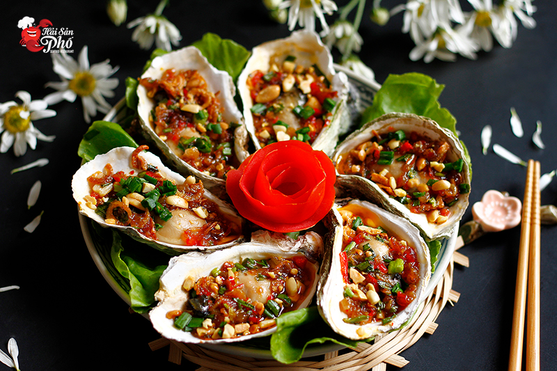 Hàu nướng mỡ hành cực kỳ hấp dẫn