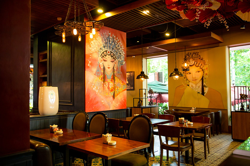 Nhà hàng tổ chức tiệc tất niên được thiết kế theo phong cách Hồng Kông