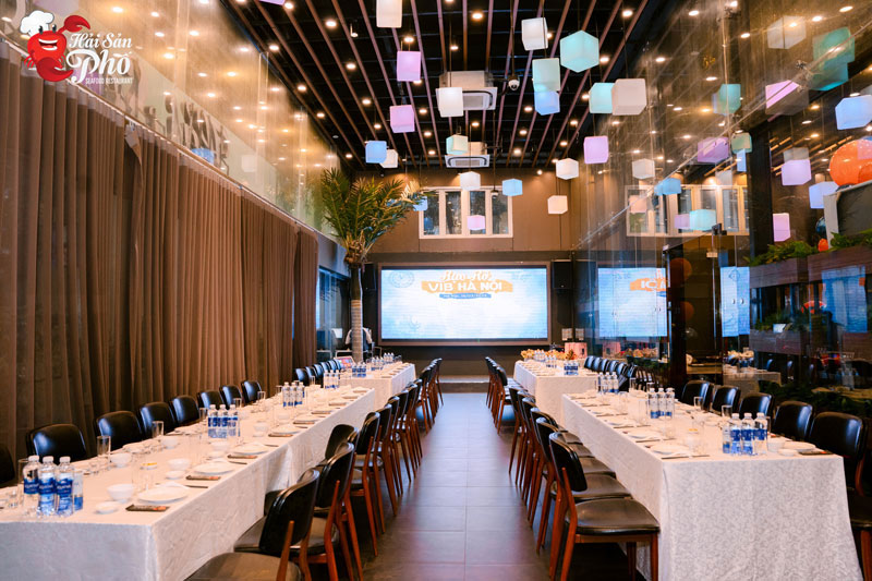 Nhà hàng luôn sẵn sàng không gian cho các ý tưởng tiệc cuối năm
