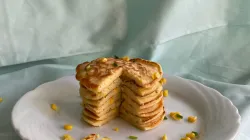 Pancake bắp ngọt cho bé: công thức mềm thơm, ít đường, dễ làm