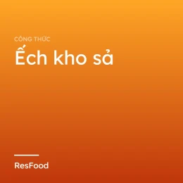 Ếch kho sả