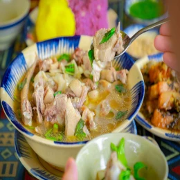 Vịt xáo măng