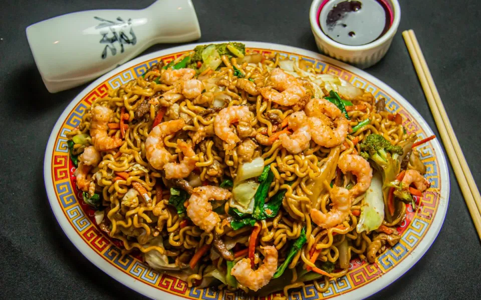 cách xào phở sắn