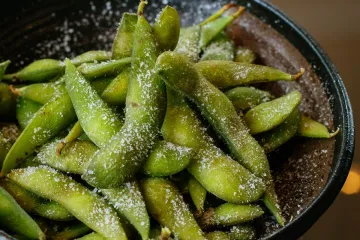 Đậu edamame luộc muối