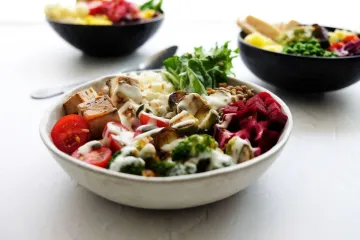 Bát rau củ chay