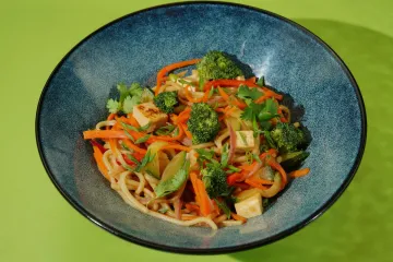 Mì đậu phụ rau củ