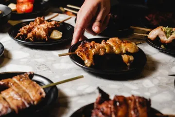 Xiên yakitori nhiều loại
