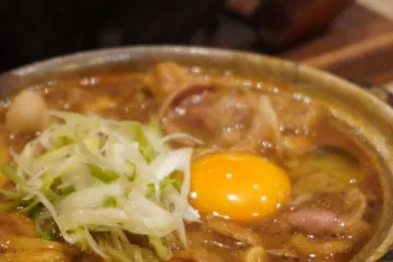 Lẩu Nhật với trứng
