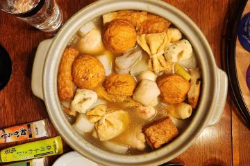 Lẩu oden nồi đất