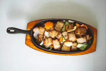 Ba chỉ nướng chảo gang