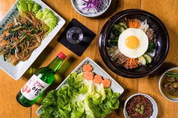 Cơm trộn và miến trộn Hàn