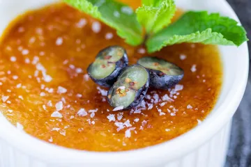 Crème brûlée bạc hà