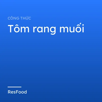 Tôm rang muối