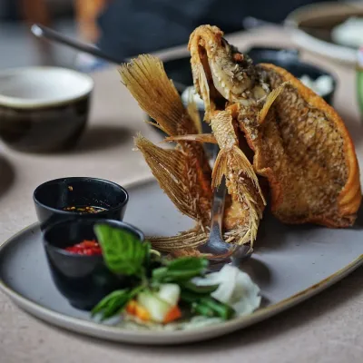 Cá bơn chiên nước mắm