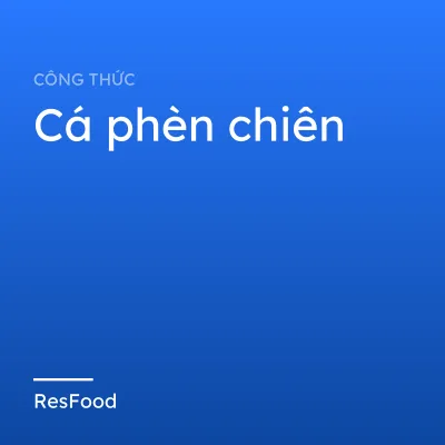 Cá phèn chiên