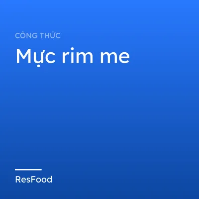 Mực rim me