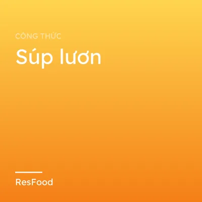 Súp lươn