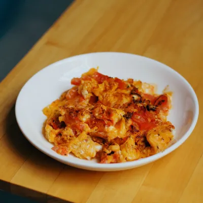 Trứng xào cà chua