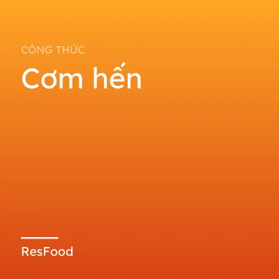 Cơm hến