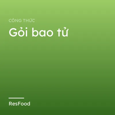 Gỏi bao tử