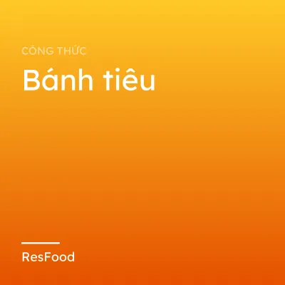 Bánh tiêu