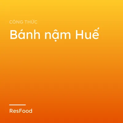 Bánh nậm Huế