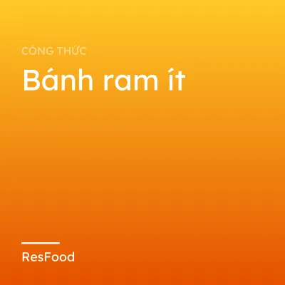 Bánh ram ít