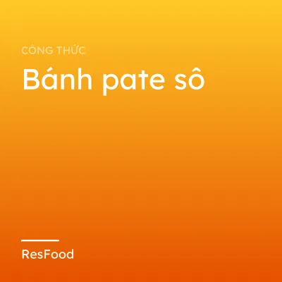 Bánh pate sô