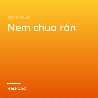 Nem chua rán