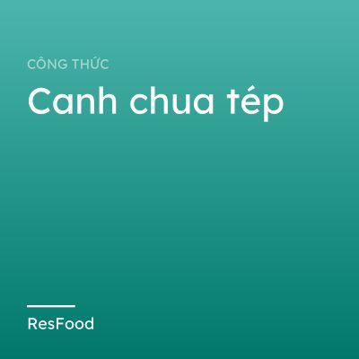 Canh chua tép