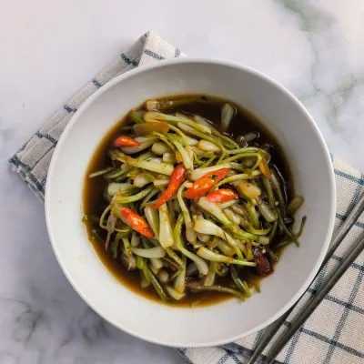 Rau muống xào tỏi