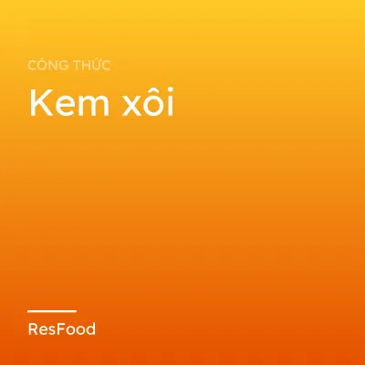Kem xôi