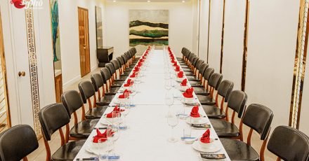 Phòng tiệc tiếp đối tác đa dạng phù hợp với mọi nhu cầu của quý khách