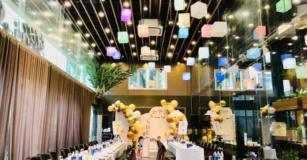 Nhà hàng tổ chức sinh nhật với không gian rộng rãi, sang trọng